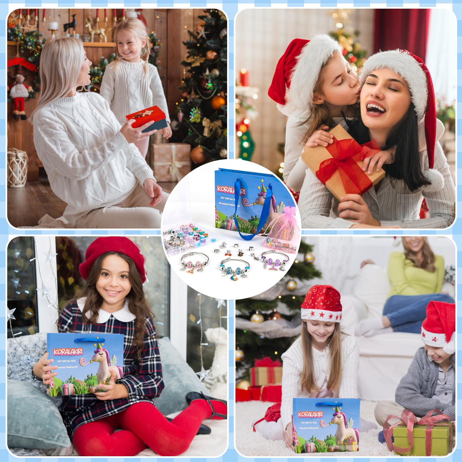 Charm Bracelet/Jewelry Making Kits for Kids Girls,Unicorn Birthday Gifts,Arts Crafts Toys for 5 6 7 8 9 12 Years Old Girls